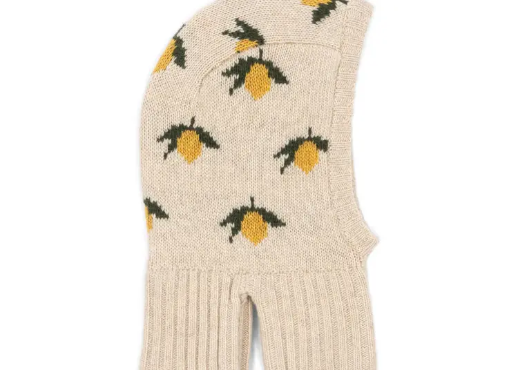 Konges Sløjd Belou Knit Balaclava - Lemon