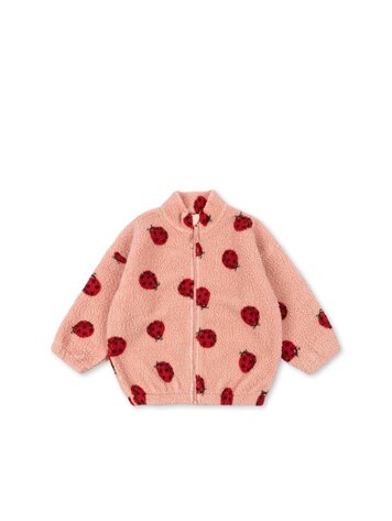Konges Sløjd Jody Teddy Jacket - Ladybug Pink