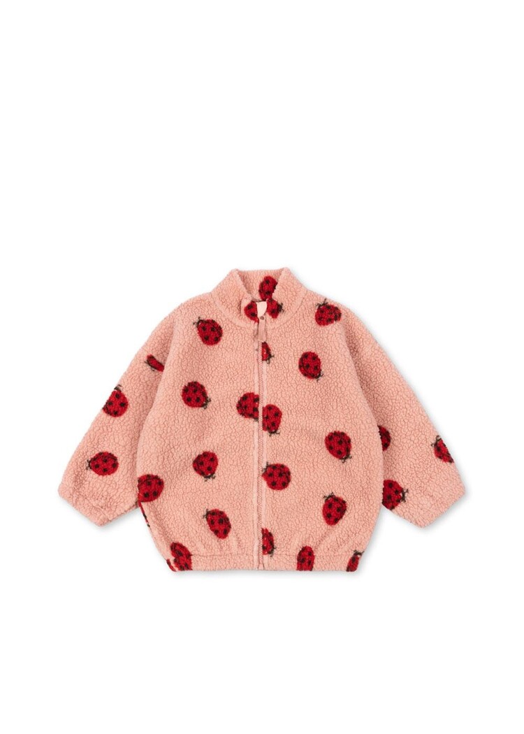 Konges Sløjd Jody Teddy Jacket - Ladybug Pink