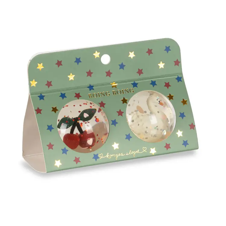 Konges Sløjd Bouncing Ball Sets - Cherry/Swan