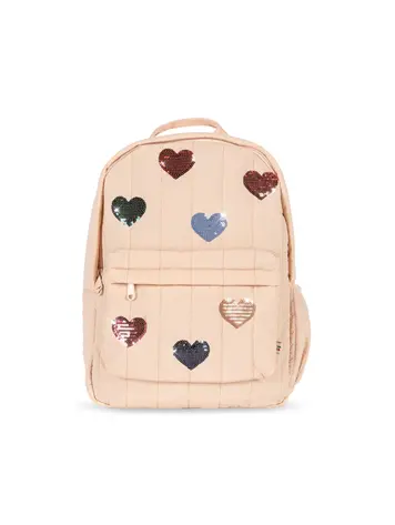 Konges Sløjd Juno Quilted Sequin Backpack - Cameo Rose