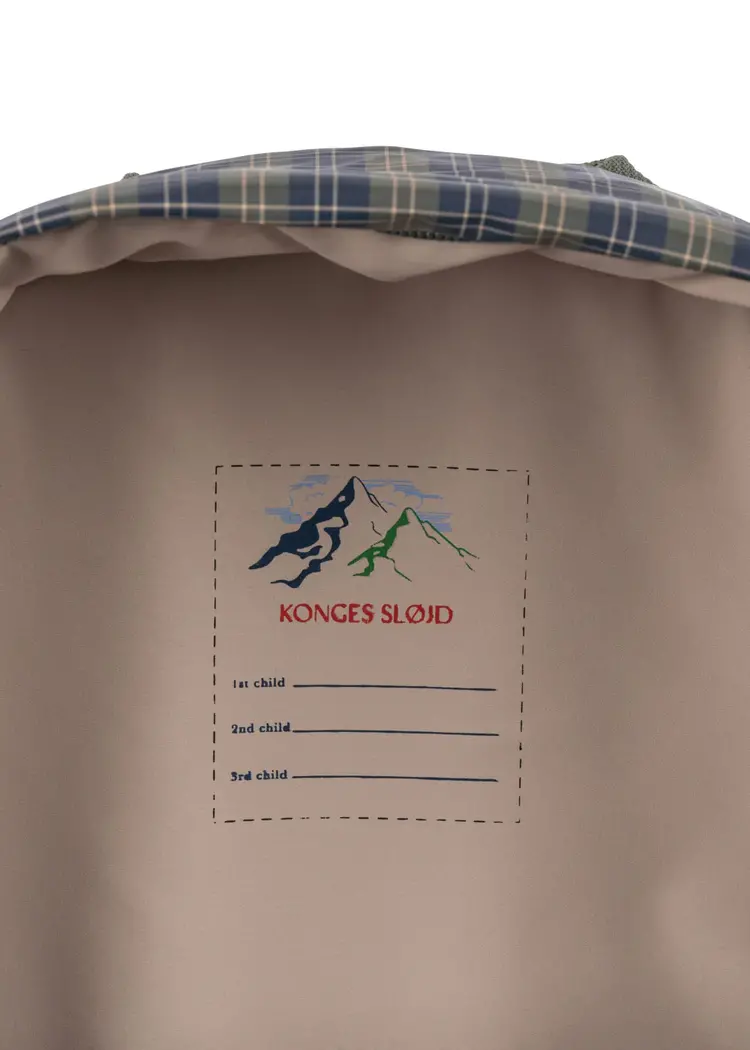 Konges Sløjd Rainy Kids Rugzak - Laurel Blue Check
