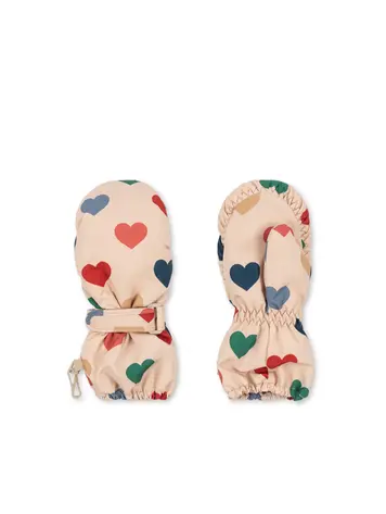 Konges Sløjd Nohr Snow Mittens Print - Coeur Coloré