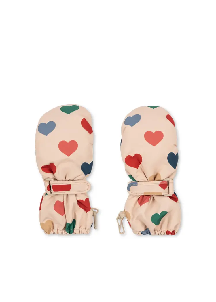 Konges Sløjd Nohr Snow Mittens Print - Coeur Coloré