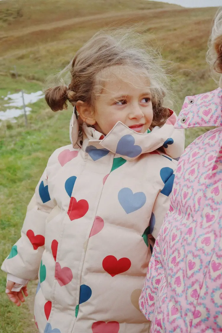 Konges Sløjd Magnum Down Jacket Print - Bon Coeu Coloré