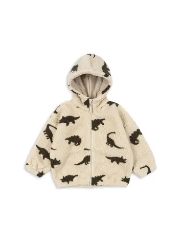 Konges Sløjd Jody Teddy Hoodie - Dino Silhouette