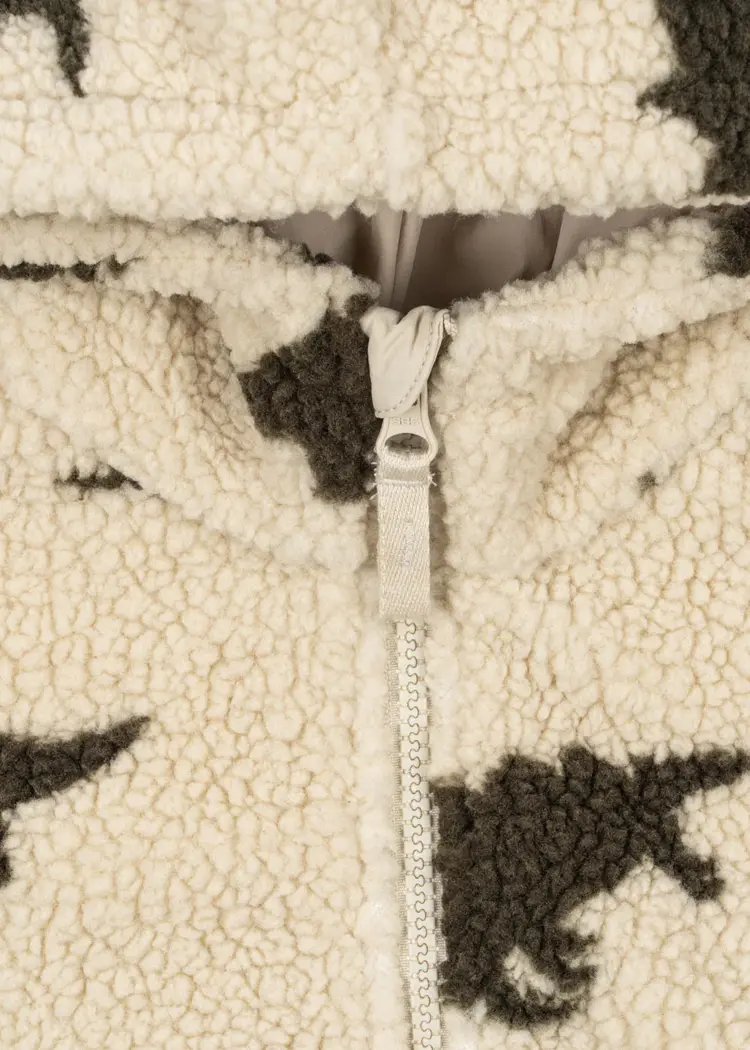 Konges Sløjd Jody Teddy Hoodie - Dino Silhouette