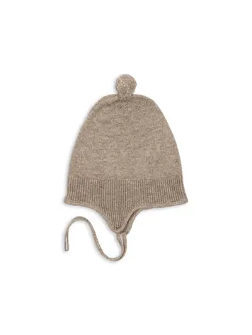 Konges Sløjd Mattou Knit Helmet - Light Brown