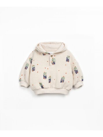 Play Up Printed Jersey Sweater - Pencil