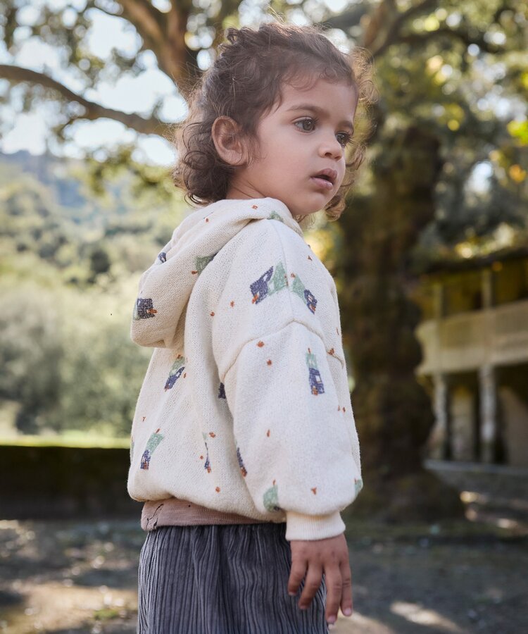 Play Up Printed Jersey Sweater - Pencil