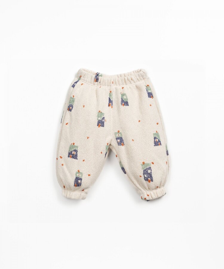 Play Up Printed Jersey Trousers - Pencil