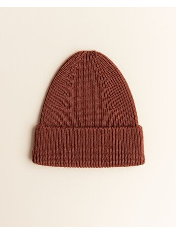 Hvid Beanie Fonzie - Cherry