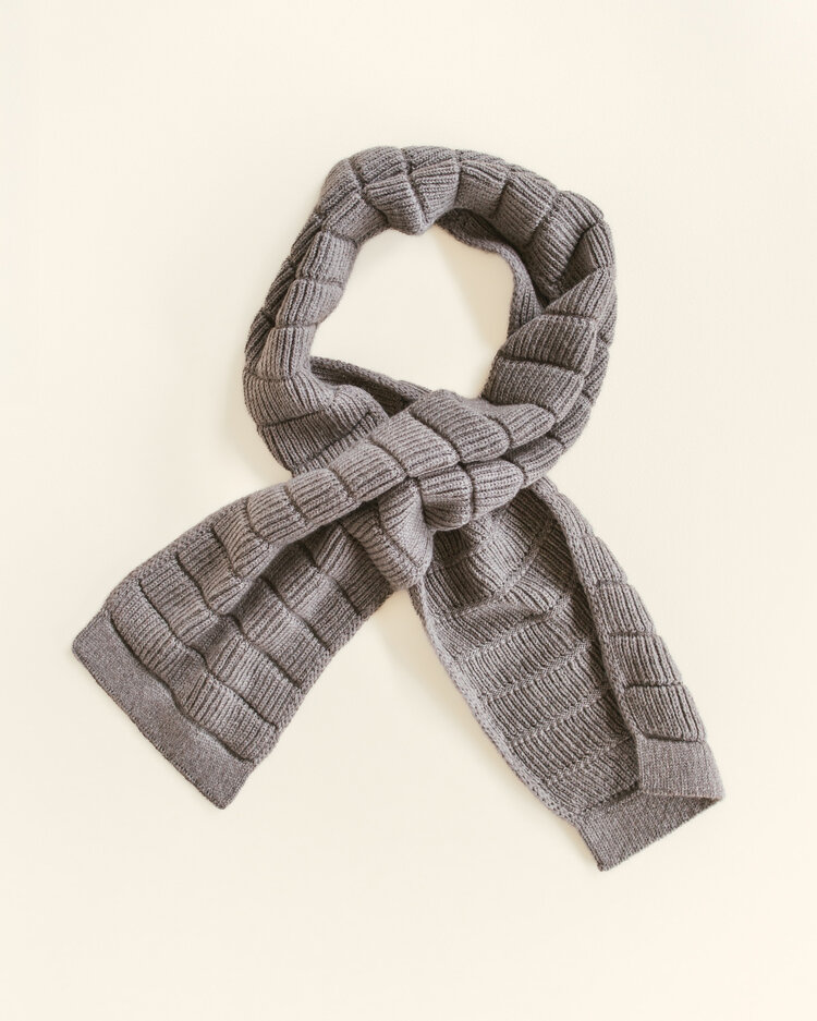 Hvid Scarf Jacobino - Otter