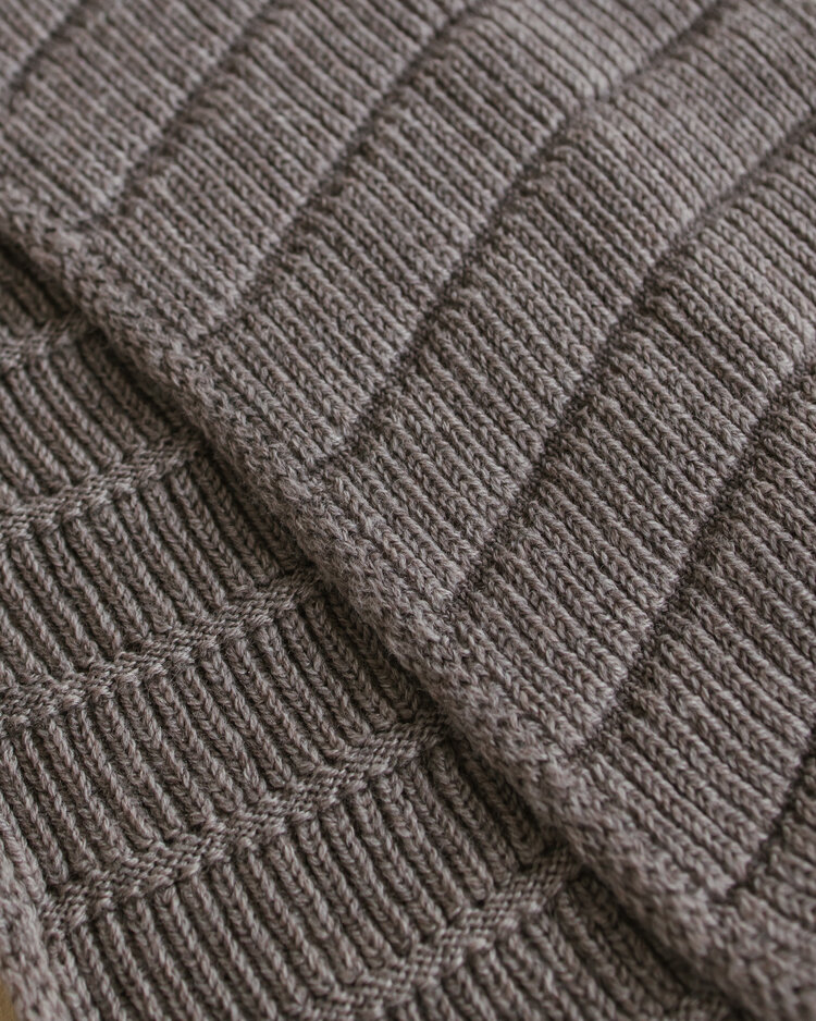 Hvid Scarf Jacobino - Otter