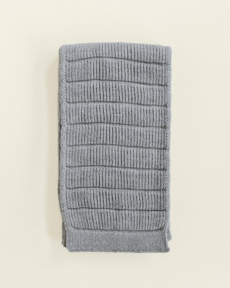 Hvid Scarf Jacobino - Grey Melange