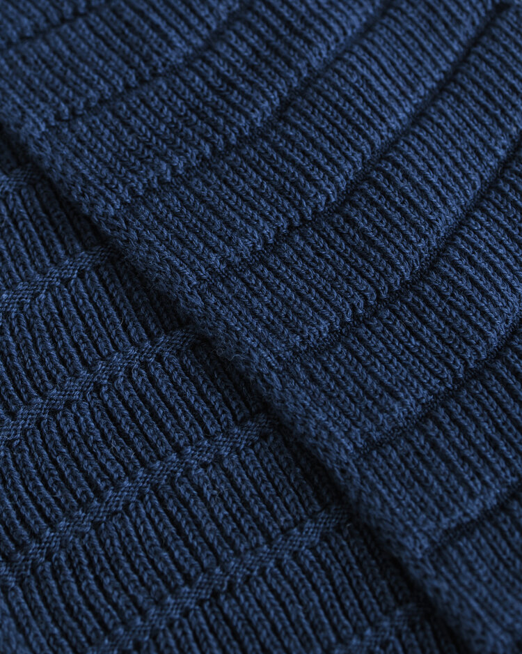 Hvid Scarf Jacobino - Blue