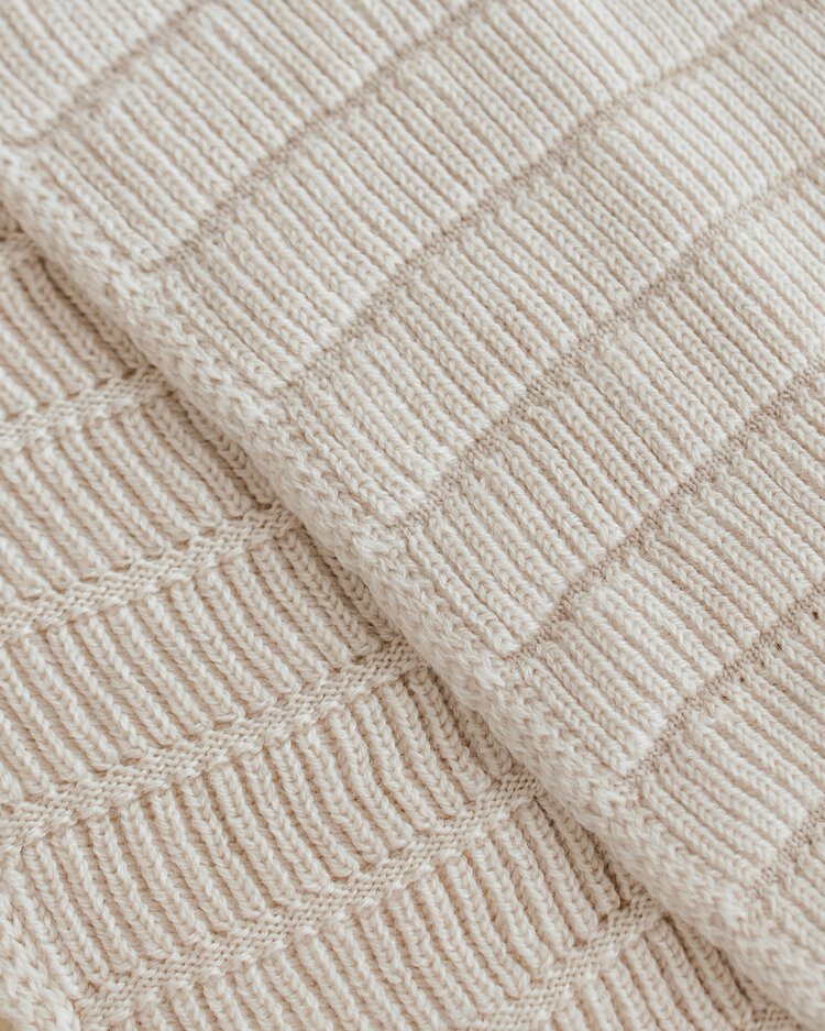 Hvid Sjaal Jacobino - Cream