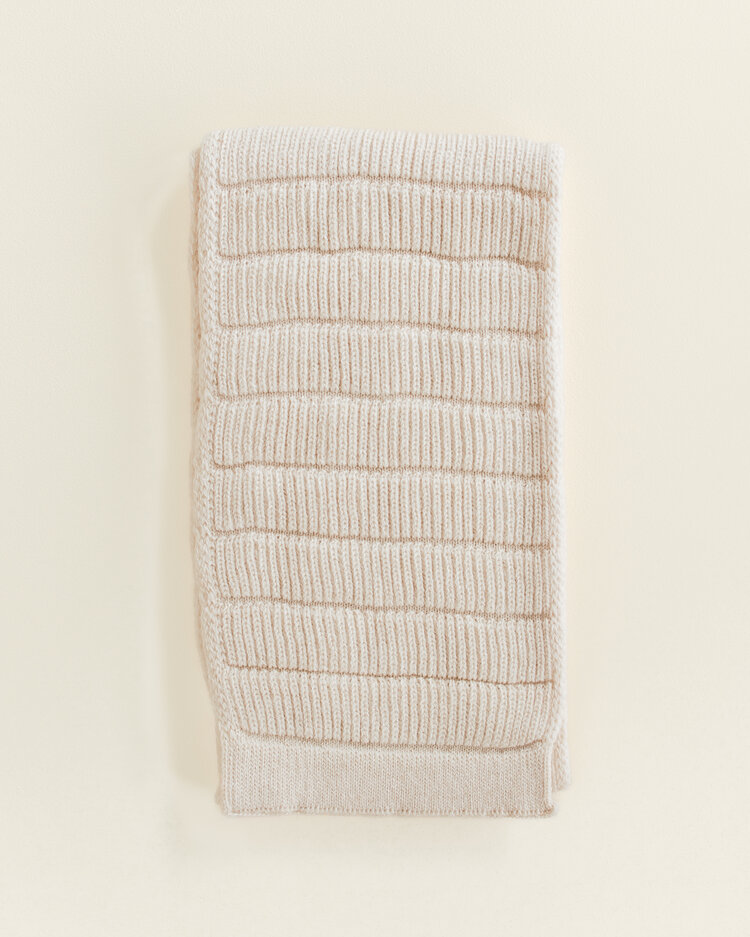 Hvid Sjaal Jacobino - Cream