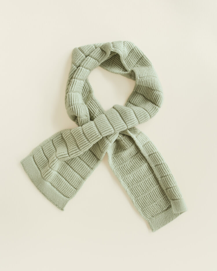 Hvid Scarf Jacobino - Mint
