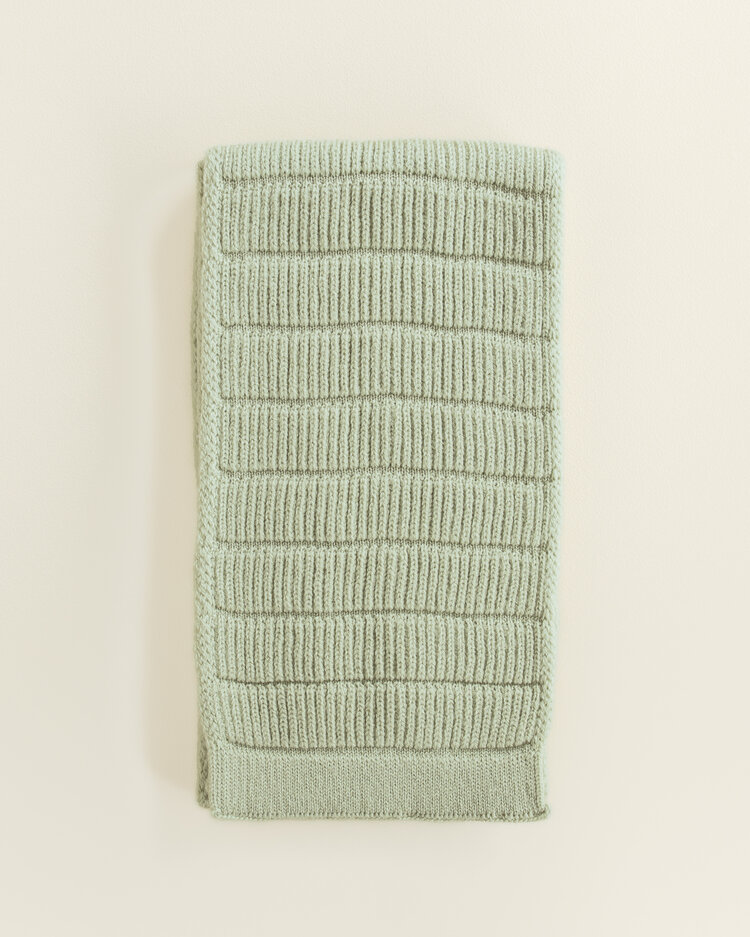 Hvid Sjaal Jacobino - Mint