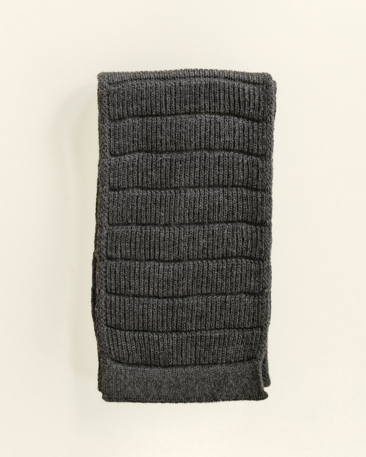 Hvid Scarf Jacobino - Charcoal