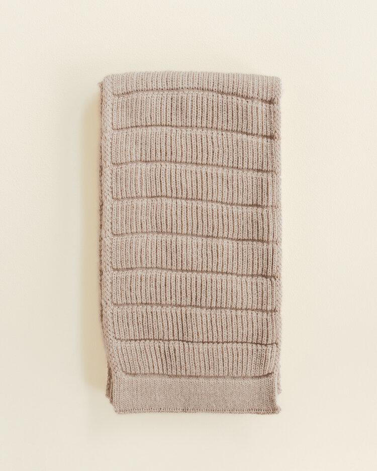 Hvid Scarf Jacobino - Sand