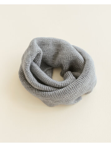 Hvid Tube Scarf Gigi - Grey Melange