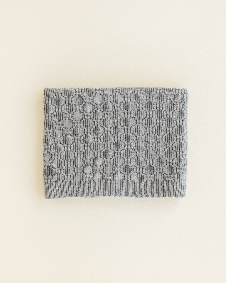 Hvid Tube Scarf Gigi - Grey Melange