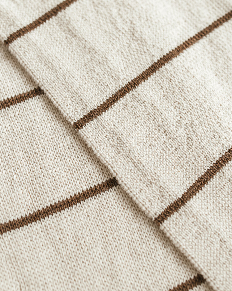 Hvid Scarf Igor - Cream/Mocha