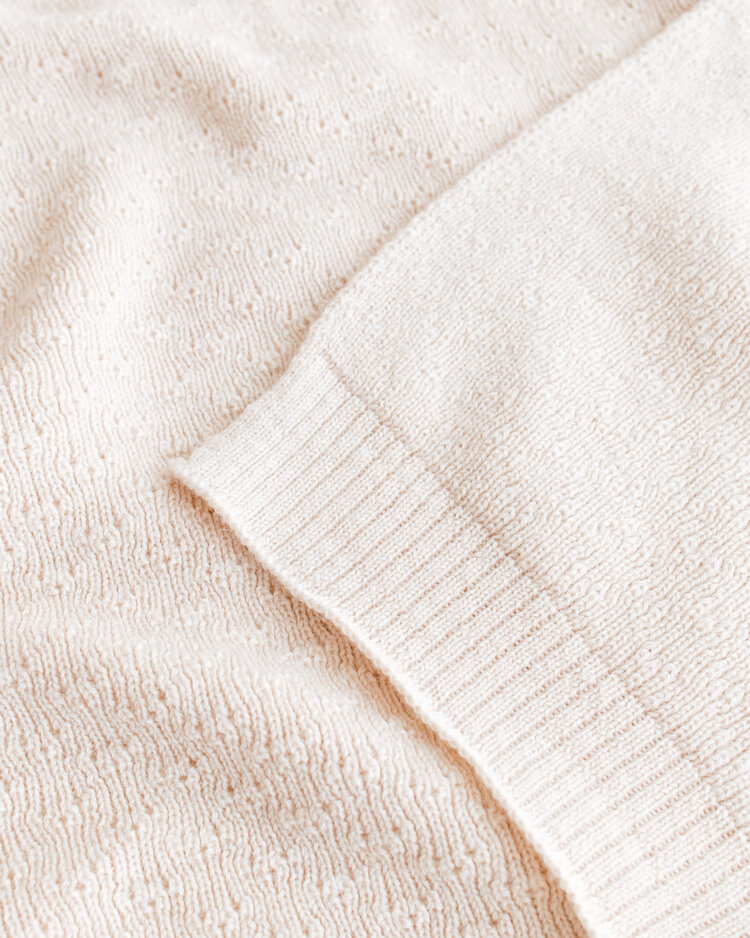 Hvid Blanket Dora - Cream