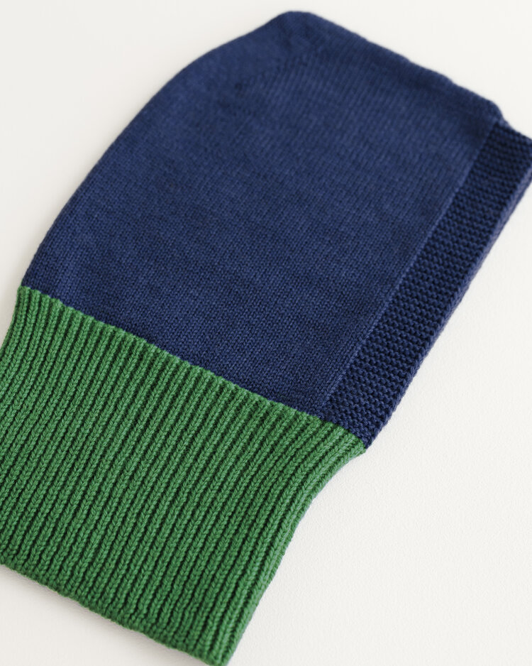 Hvid Balaclava Eddy - Blue/Grass