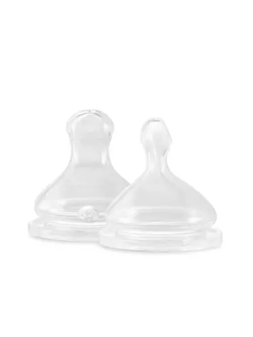 Elhée Set of 2 Physiological Teats - Extra-Slow Flow (XS)