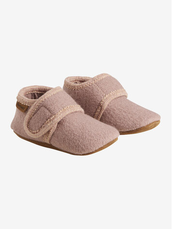 Baby Wool Slippers - Bark