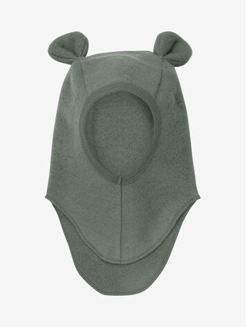 Huttelihut Balaclava Ears Wool Fleece - Beetle