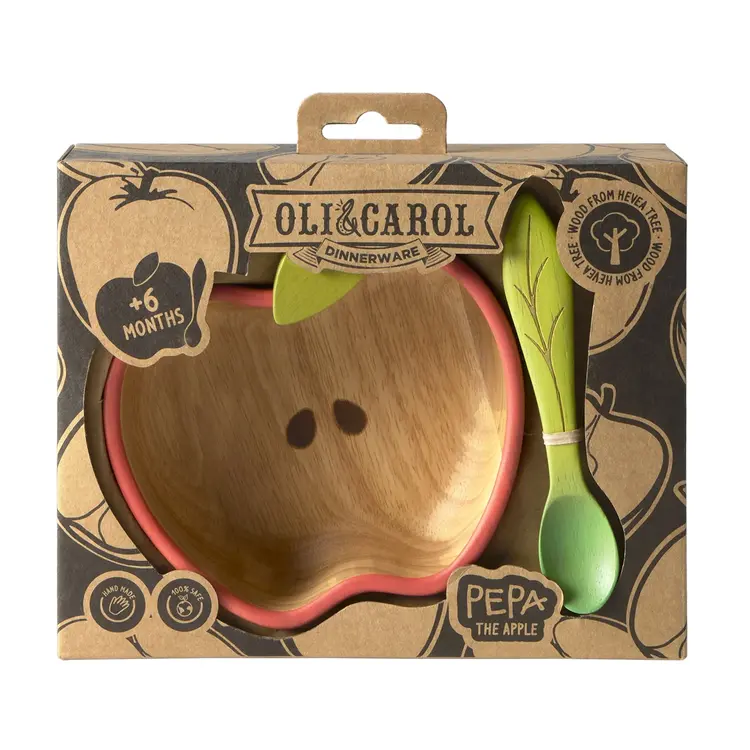 Oli & Carol Pepa The Apple Bowl & Spoon Set