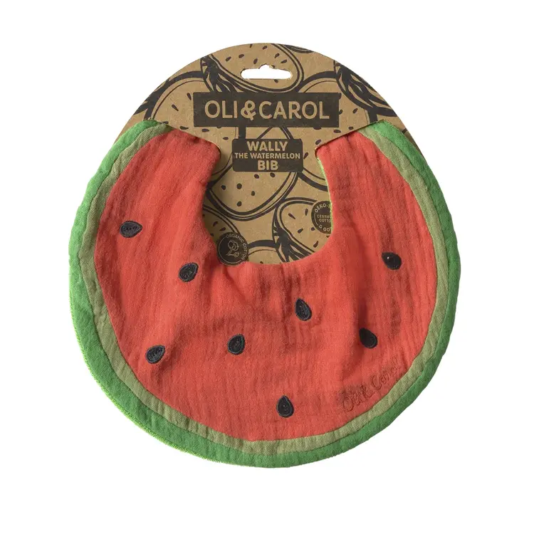 Oli & Carol Wally The Watermelon Bib