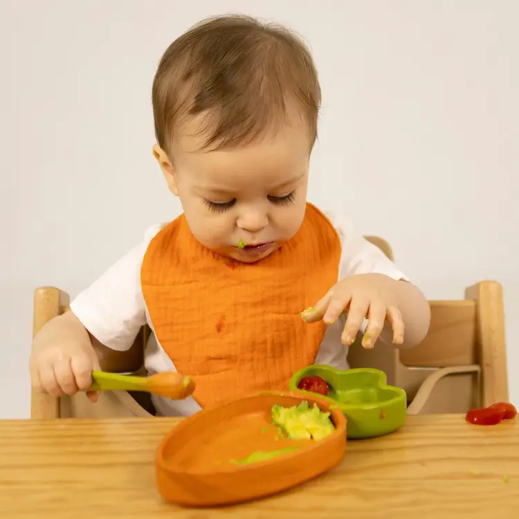 Oli & Carol Cathy The Carrot Plate & Spoon Set