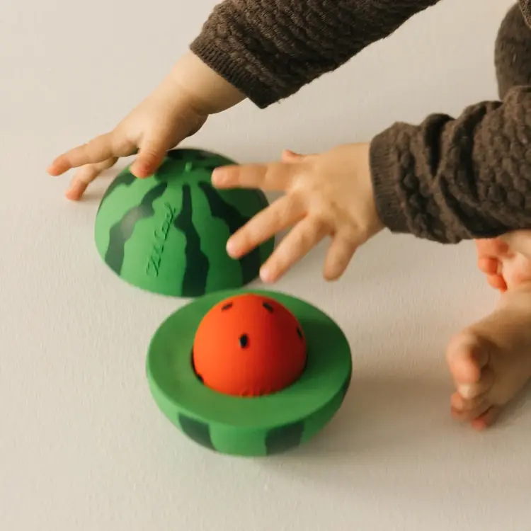 Oli & Carol Watermelon Stackable Toy & Rattle Ball