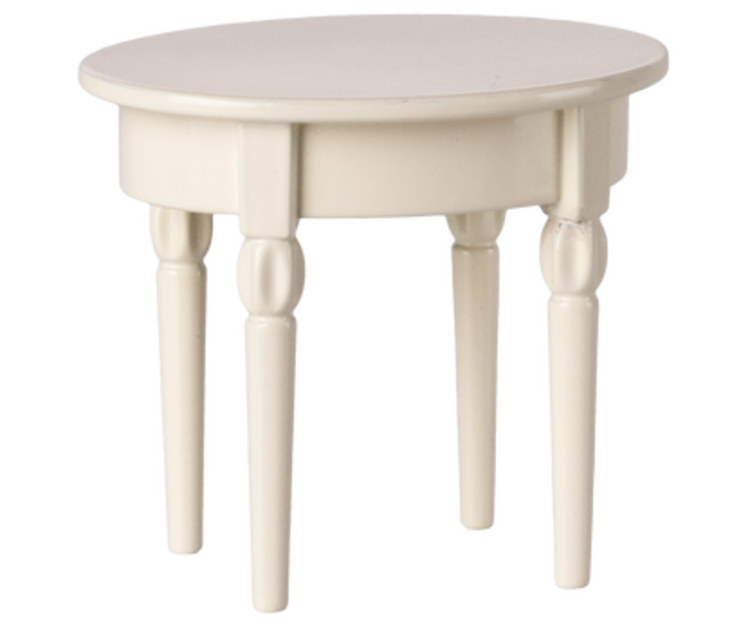 Maileg Vintage Side Table, Mouse - Off White