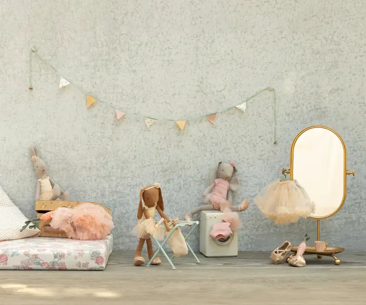 Maileg Bunny Size 2, - Classic - Ballet Suit And Skirt Rose