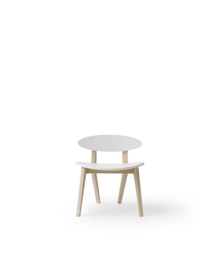 Oliver Furniture Wood PingPong Chair - White/Oak