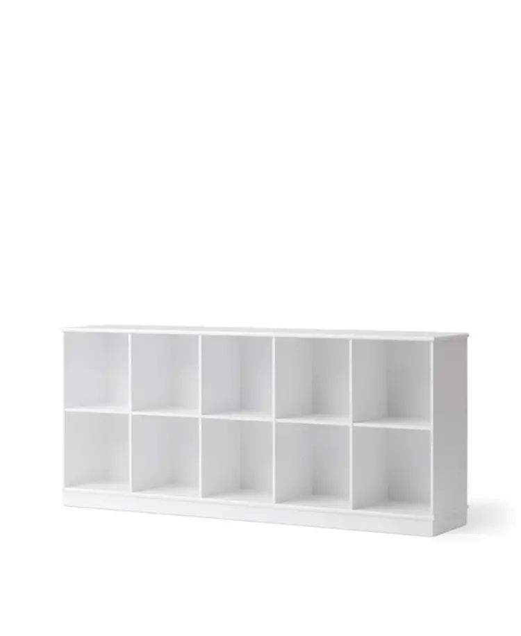 Oliver Furniture Wood Shelving Unit 5x2 w. Base