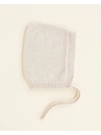 Hvid Pixie Bonnet Isidor - Cream