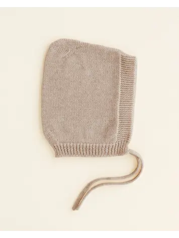 Hvid Pixie Bonnet Isidor - Sand