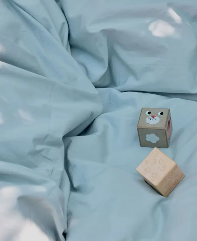 Oliver Furniture Fitted Baby Sheet - Sea Notes