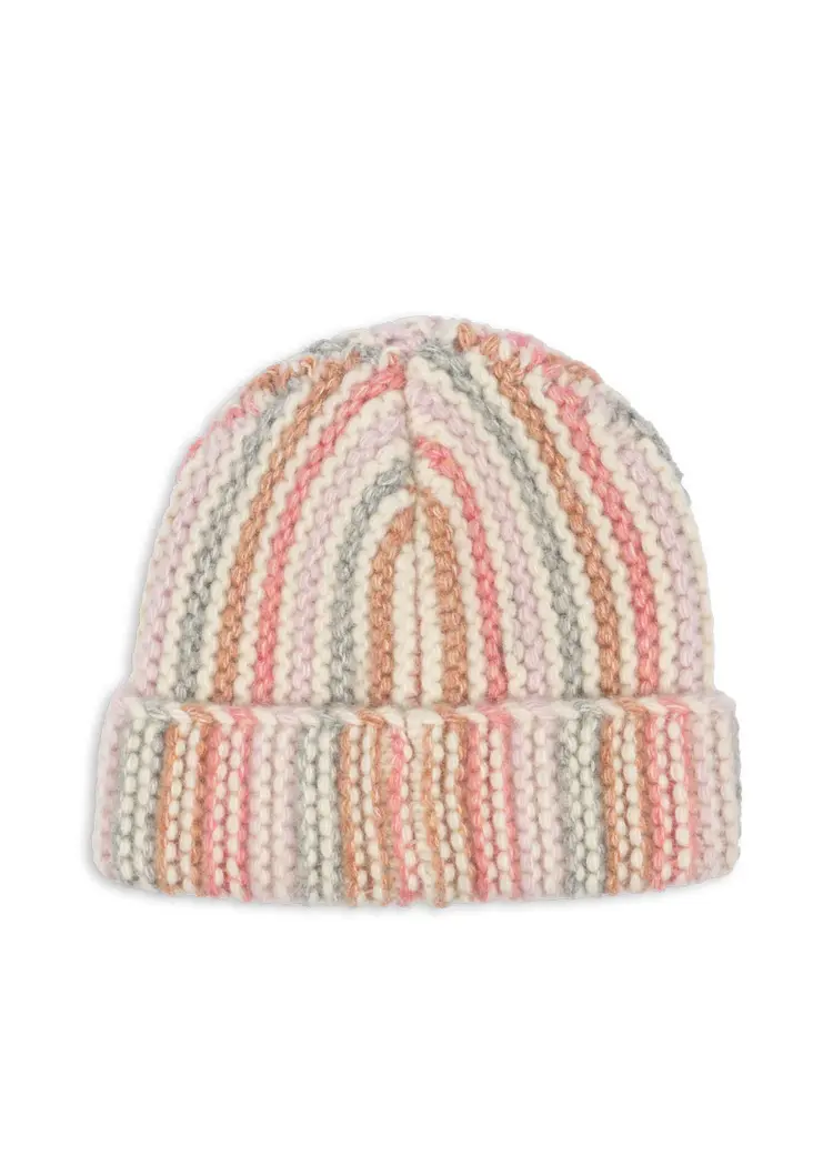 Konges Sløjd Kiri Beanie Mommy - Rose Stripe