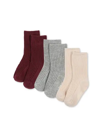 Konges Sløjd 3 Pack Rib Socks - Mix Pack