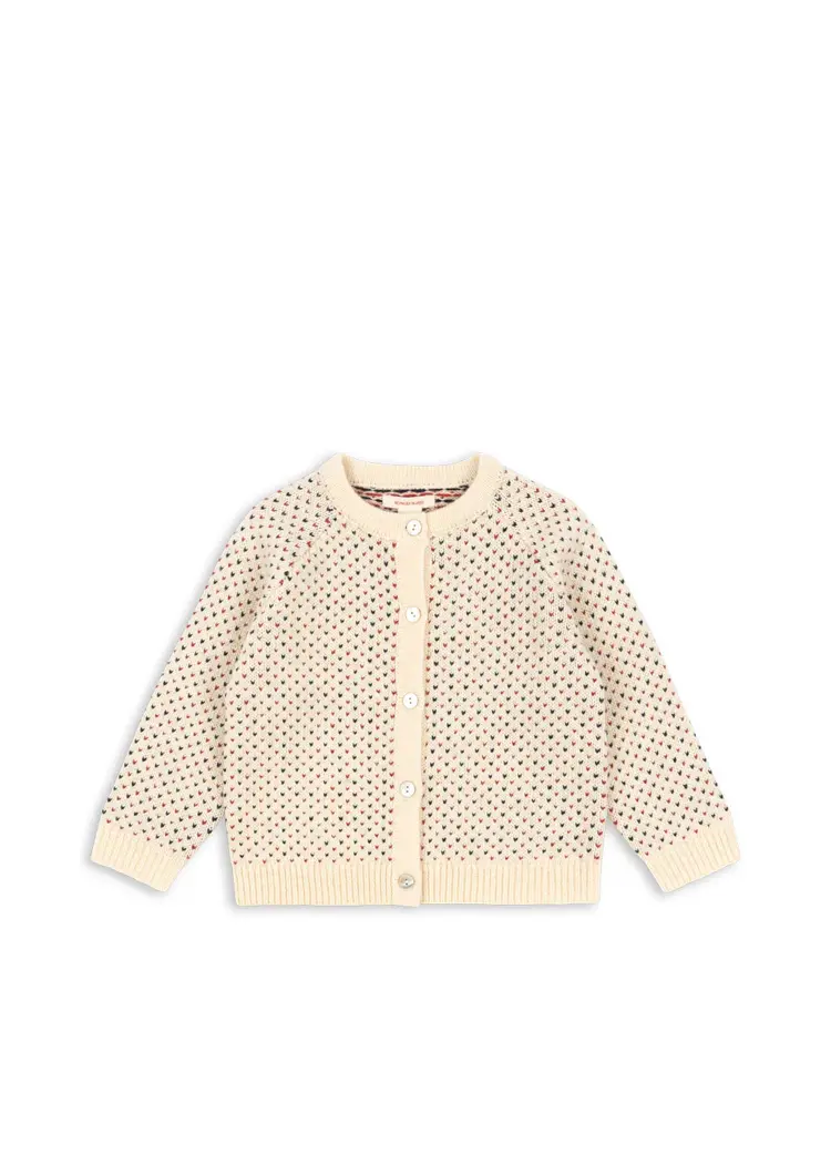 Konges Sløjd Billi Knit Cardigan - Off White