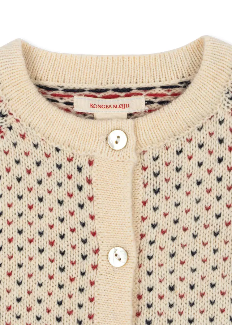 Konges Sløjd Billi Knit Cardigan - Off White