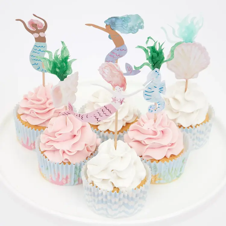 Meri Meri Mermaid Cupcake Kit - 24pack